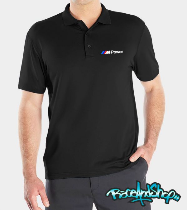 Playera tipo polo negra BMW M Power