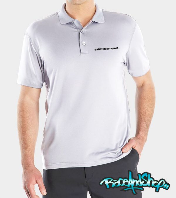 Playera tipo polo blanca BMW Motosport