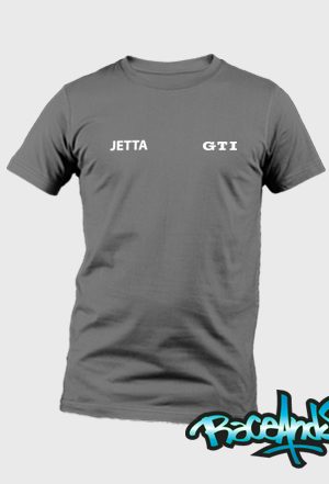 Playera cuello redondo gris Jetta GTI