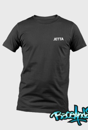 Playera cuello redondo negra Jetta