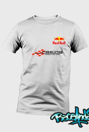 Playera cuello redondo blanca Red Bull Racing