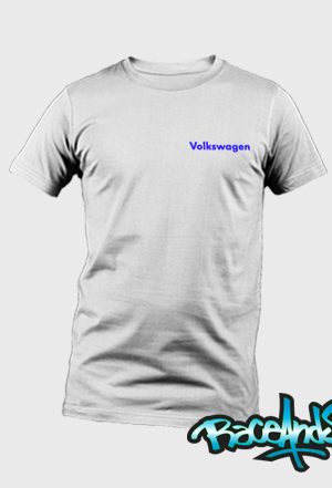 Playera cuello redondo blanca Volkswagen