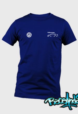 Playera cuello redondo azul marino Volkswagen Car