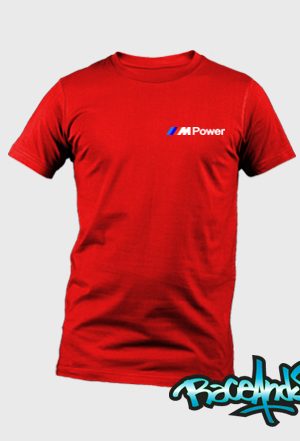 Playera cuello redondo roja BMW M Power