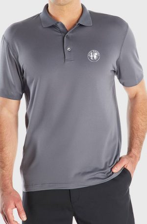 Playera tipo polo gris Alfa Romeo