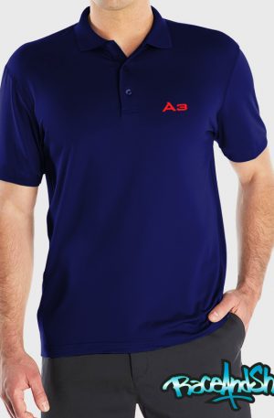 Playera tipo polo azul marino Audi A3