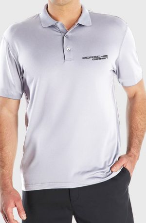 Playera tipo polo blanca Porsche Desing