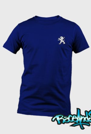 Playera cuello redondo azul marino Peugeot Logo