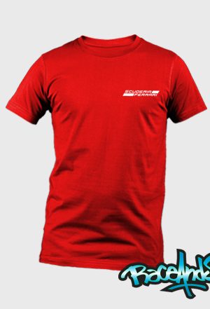 Playera cuello redondo roja Scuderia Ferrari