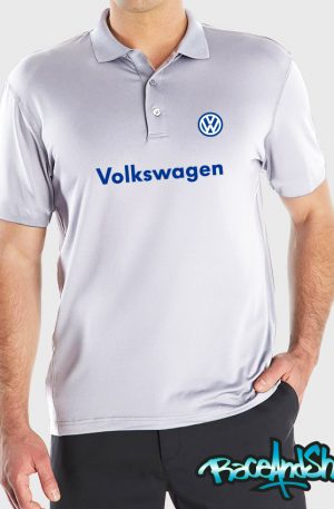 Playera tipo polo blanca Volkswagen Volks