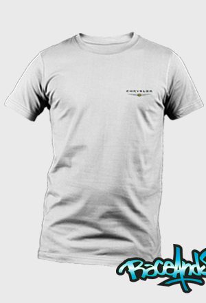 Playera cuello redondo blanca Chrysler Logo