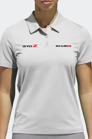 Playera tipo polo blanca Nissan 370Z Nismo