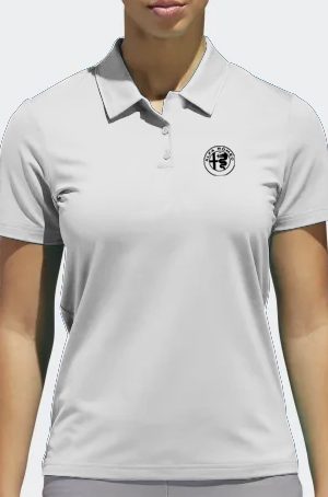 Playera tipo polo blanca Alfa Romeo