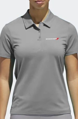 Playera tipo polo gris Dodge