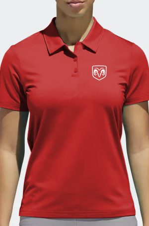 Playera tipo polo roja Dodge Logo