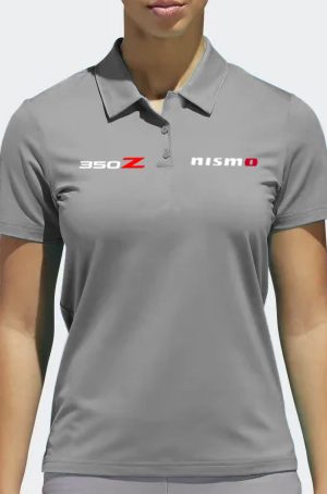 Playera tipo polo gris Nissan 350Z Nismo