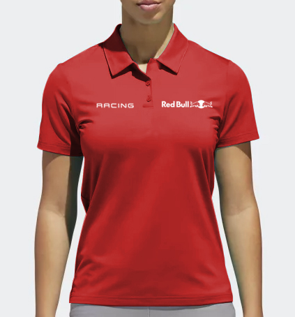 Camisa polo roja online mujer