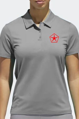 Playera tipo polo gris Chrysler Star