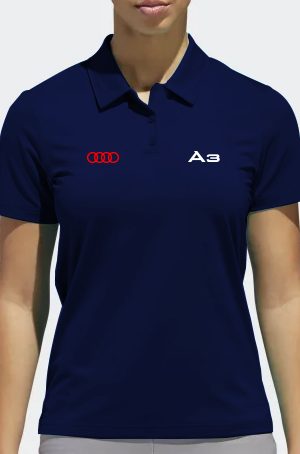 Playera tipo polo azul marino Audi A3