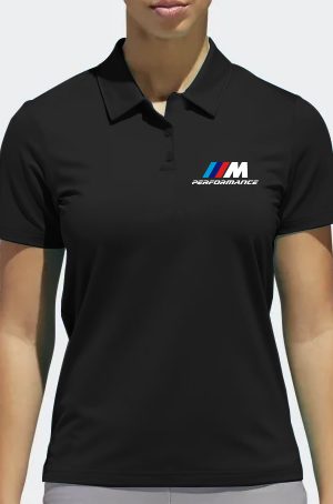 Playera tipo polo negra BMW M Performance