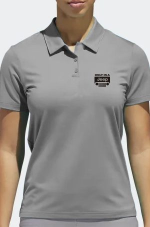 Playera tipo polo gris Jeep Only Jeep